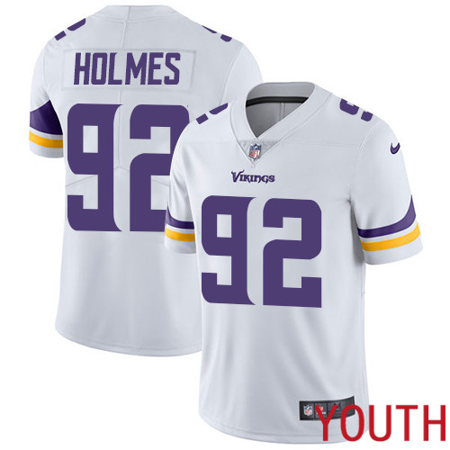 Minnesota Vikings #92 Limited Jalyn Holmes White Nike NFL Road Youth Jersey Vapor Untouchable